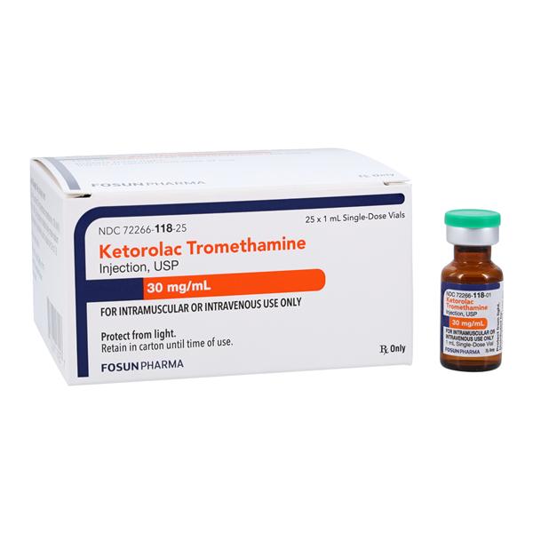 Ketorolac Injection 30mg/mL SDV 1mL 25/Bx