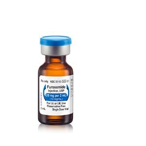 Furosemide Injection 10mg/mL SDV 2mL 25/Box