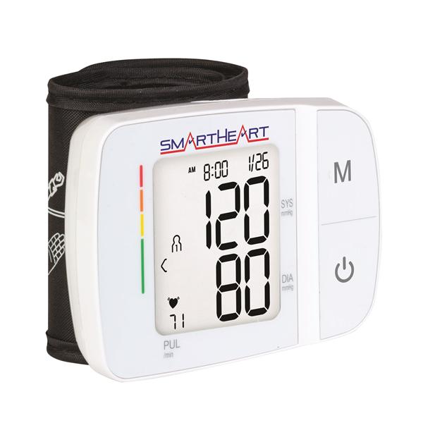 SmartHeart Blood Pressure Monitor LF Wrist LCD Digital Display 10/Ca