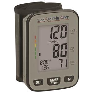 SmartHeart Blood Pressure Monitor Not Made With Natural Rubber Latex Wrist 12/Ca