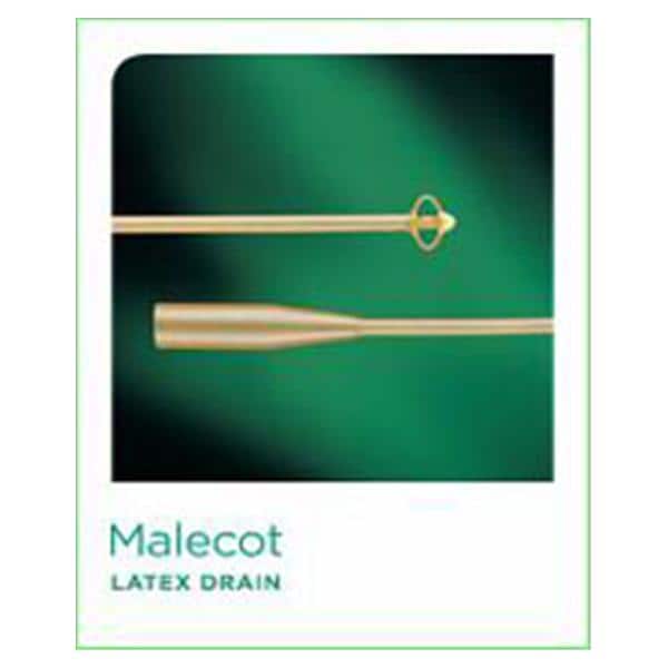 Malecot Catheter Drain Bardex 18Fr 4-Wing Reinforced Tip Hydrophilic Coated 6/CA