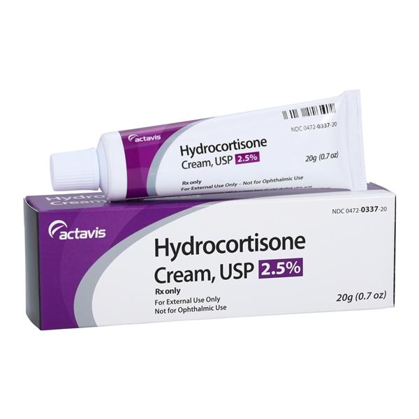 Hydrocortisone RX Topical Cream 2.5% Tube 20gm 20gm/Tb