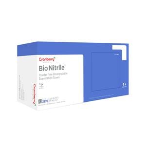 BioNitrile Exam Gloves Medium Blue Non-Sterile, 10 BX/CA