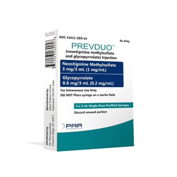 Prevduo Injection 3mg/0.6mg Prefilled Syringe 3mL 5/Bx