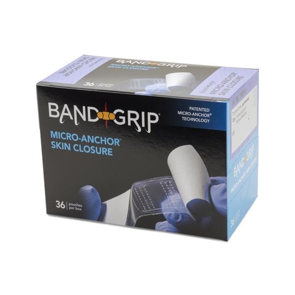 BandGrip Wound Closure Device Closure System 7.6x5cm Clear 36/Bx