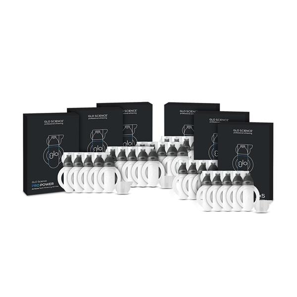 GLO Science Professional At Home Tooth Whitening Refill Kit 10% H2O2 Mint 6/Ca