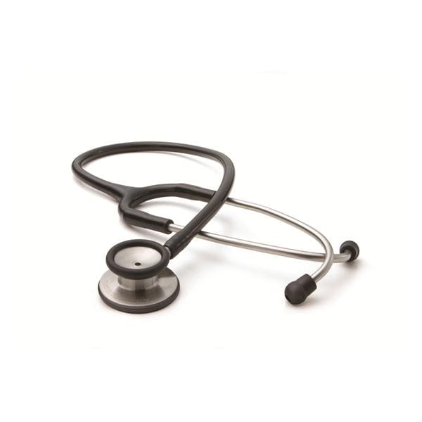 Adscope 603 Classic Stethoscope Adult Black Single Lumen Tubing Ea