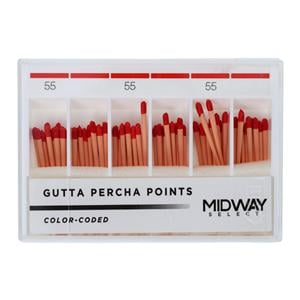 Gutta Percha Points Size #55 60/Pk