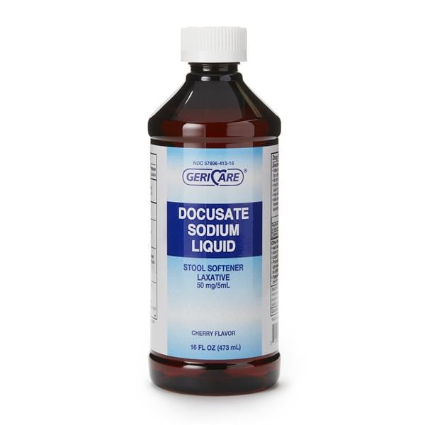 Docusate Sodium Stl Sftnr/Lxtv Oral Liquid 150mg/15mL Cherry 16oz Bottle 16oz/Bt