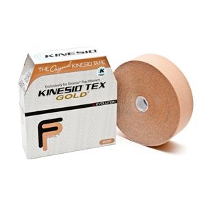 Kinesio Tex Gold FP Kinesiology Tape Cotton 2"x34yd Beige Non-Sterile 1RL/BX