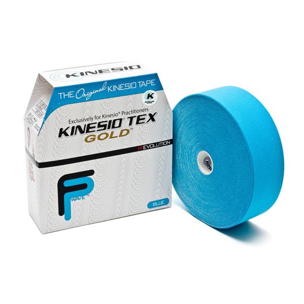 Kinesio Tex Gold FP Kinesiology Tape Cotton 2"x34yd Blue Non-Sterile 1RL/BX