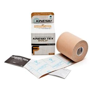 Kinesio Tex Gold FP Kinesiology Tape Cotton 3"x5.5yd Beige Non-Sterile 4RL/BX