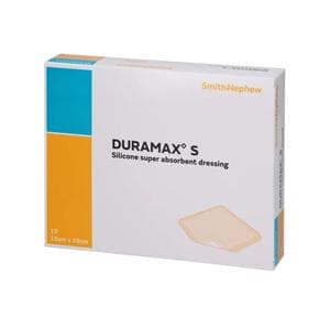 Duramax S Foam Wound Dressing 6x8" Sterile Non-Adhesive Super Absorbent