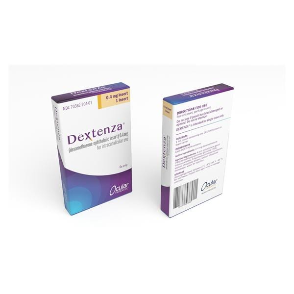 Dextenza Ophthalmic Insert 0.4mg Carton 1/Cr