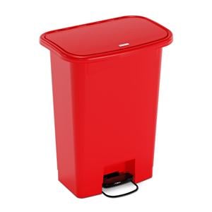Waste Mate Waste Receptacle 18 Gallon RED EA Ea