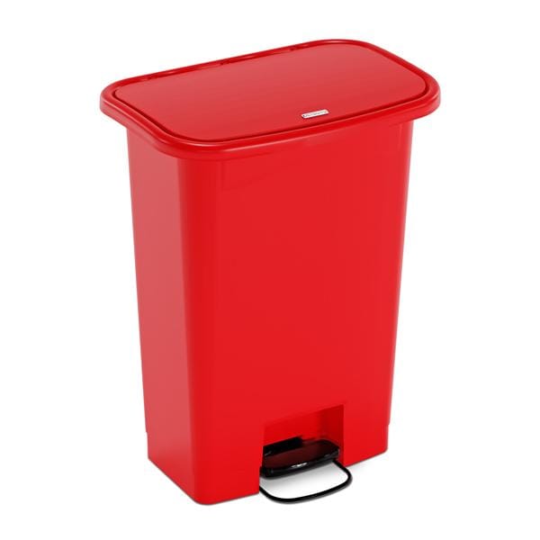 Waste Mate Waste Receptacle 18 Gallon RED EA Ea