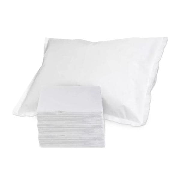 Pillowcase 21x30" Spunbonded Polypropylene White Disposable 100/Ca