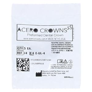 ACERO Stainless Steel Crowns 4 2nd Primary Upper Left Molar 5/Pk 5/Pk