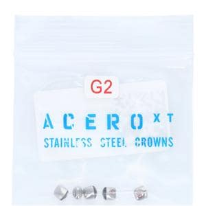 ACERO Stainless Steel Crowns 2 Primary Upper Left Lateral 5/Pk 5/Pk