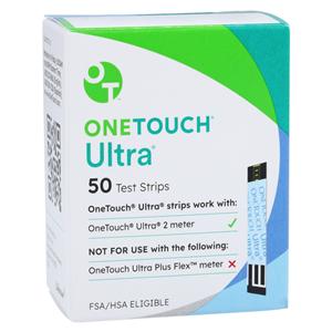 One Touch Ultra Blood Glucose Test Strip 50/Box, 24 BX/CA