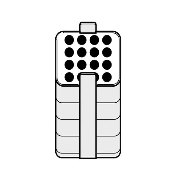 Rotor Adapter For 500 mL Rectangular Bucket in Rotor A-4-81 & Rotor S-4x500 2/Pk