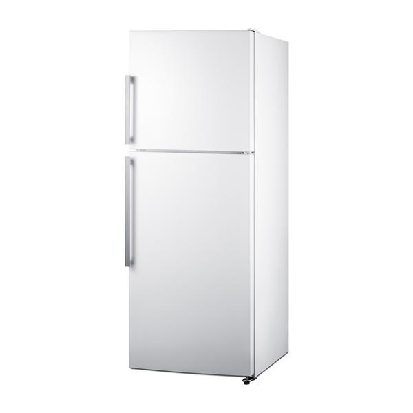 Summit Breakroom Refrigerator/Top Freezer New 13.63 Cu Ft 2 Solid Doors Ea