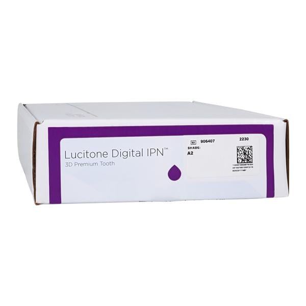 Lucitone Digital IPN Premium Tooth Resin 3D Print Resin A2 Ea