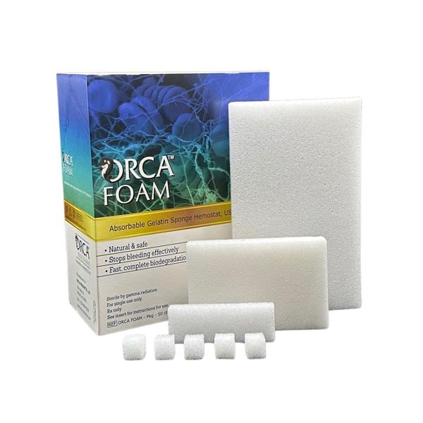 Orca Absorbable Gelatin Sponge Size 4, 12 BX/CA