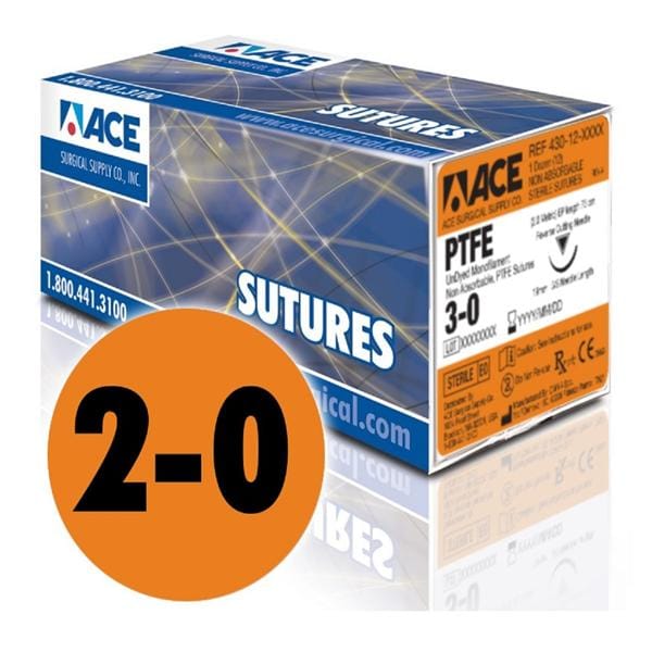 Suture 2-0 18" PTFE FS-2 12/Bx
