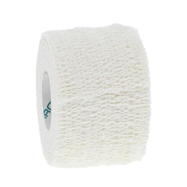Co-Stretch Cohesive Tape Poly Blend Fabric/Elastic 2"x6yd White NS 24/Ca