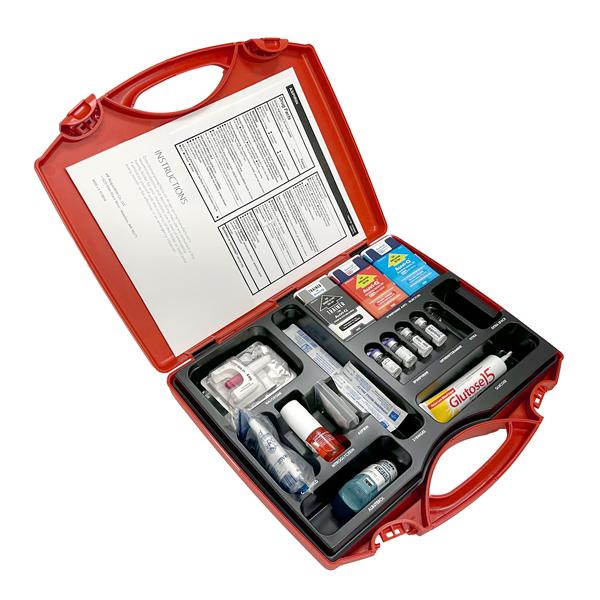 STAT KIT SM10 Emergency Medical Kit Annual Billing w/ Medictn Mgmt Kt Ea