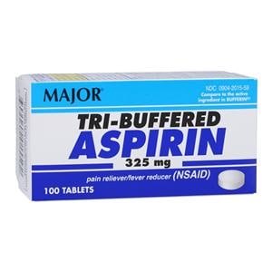 Aspirin Tablets 325mg Bottle 100/Bt