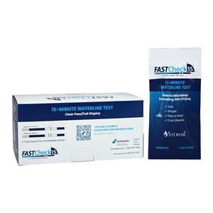 FastCheck 15 In-Office Waterline Test Strip Box With 6 Pouches 6/Bx