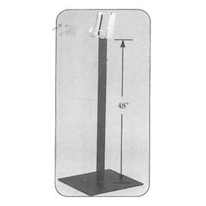 Single Head Floor Stand Clear Polycarbonate Ea