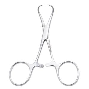Backhaus Towel Clamp 3.5 in Stainless Steel Ea