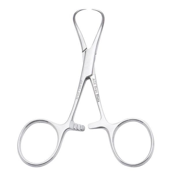 Backhaus Towel Clamp 3.5 in Stainless Steel Ea