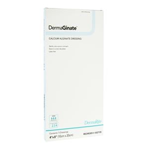 DermaGinate Calcium Alginate Wound Dressing 4x8" Sterile Off-White Absorbable