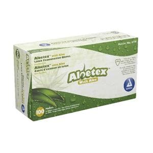 AloeTex Exam Gloves Medium Green Non-Sterile