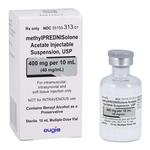 Methylprednisolone Acetate Injection 40mg/mL MDV 10mL Each