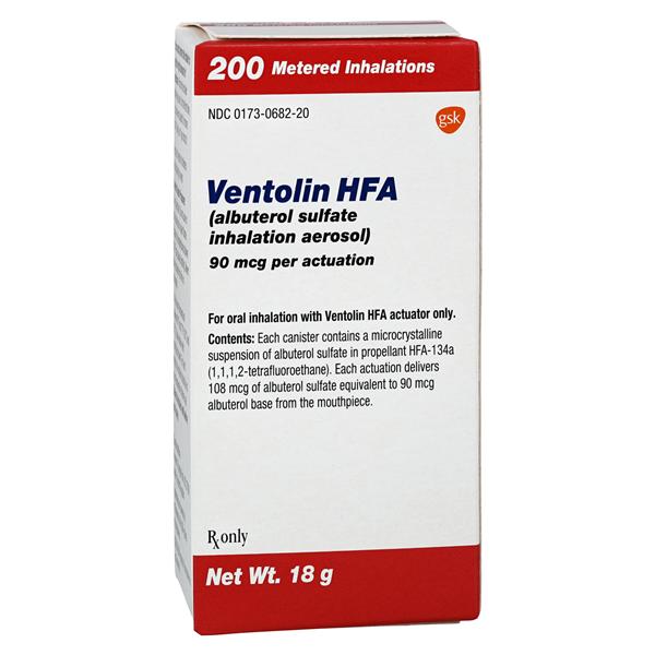 Ventolin Inhalation Aerosol Inhaler Ea