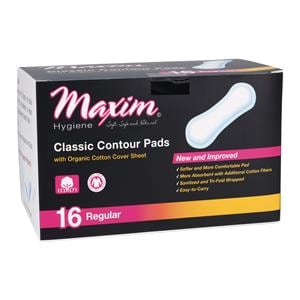 Maxim Pads Regular Single Use Hypoallergenic 16X12/CA