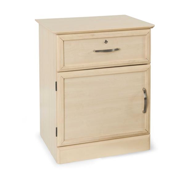 Hamilton Collection Nightstand Bedside Cabinet New 1Dr/1Drwr 1Lk/2 Keys Mpl Ea