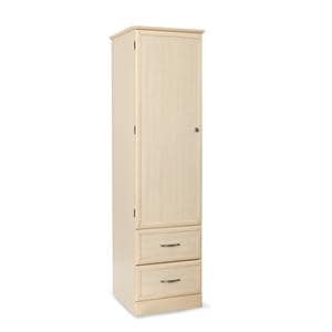 Hamilton Collection Wardrobe 1 Door/2 Drawer Maple Ea