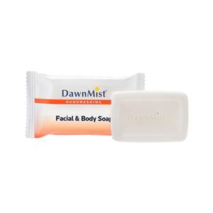 DawnMist Facial & Body Soap Bar 0.45oz Individually Wrapped #1/2 500/Ca