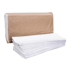 Right Choice Towel Multifold Disposable Paper 1 Ply 9.45x9" White 4000/Ca