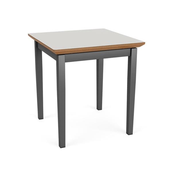 Amherst Steel End Table High Pressure Laminate Folkstone Gray Ea