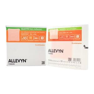 Allevyn Foam Dressing 4x4" 3 Layer Sterile Non-Adhesive Highly Absorbent