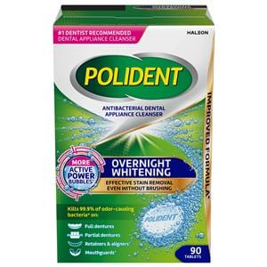 Polident Denture Cleanser 90/Bx, 6 BX/CA