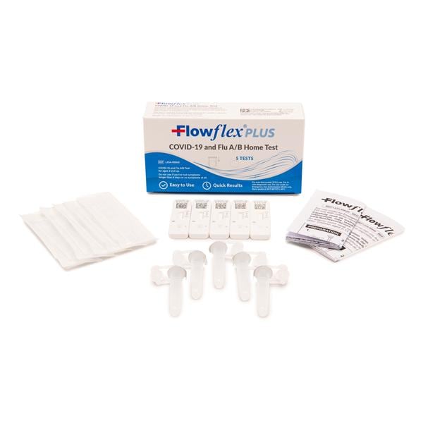 Flowflex Plus COVID-19/Flu A&B Antigen Home Test OTC 5/Bx