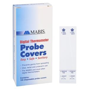 Mabis Thermometer Probe Cover Disposable 100/Pk
